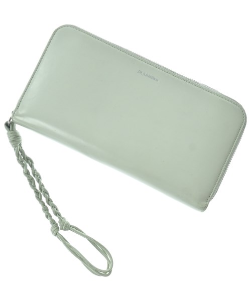 JIL SANDER ジルサンダー紙入れ・コインケース レディース - 緑系(白がかっています)【中古】【古着】