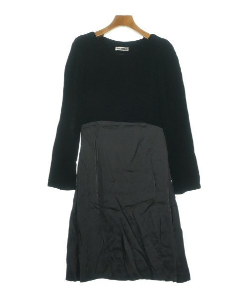 JIL SANDER ジルサンダー ワンピース レディース 34(XXS位) 黒 【中古】【古着】