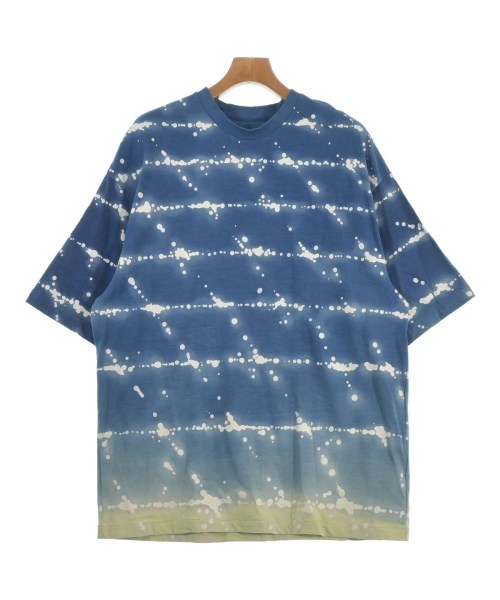 JIL SANDER ジルサンダーTシャツ・カットソー メンズ M 青x白xベージュ(総柄)【中古】【古着】｜RAGTAG（ブランド古着のラグタグ）