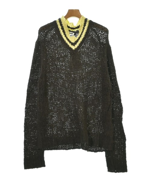 JIL SANDER ジルサンダーニット・セーター メンズ 48(L位) 茶x黄【中古】【古着】|RAGTAG(ブランド古着のラグタグ)