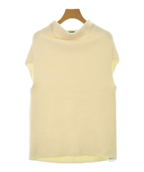 JIL SANDER ジルサンダー ベスト/ノースリーブ レディース 34(XXS位) アイボリー 【中古】【古着】