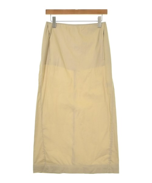 JIL SANDER ジルサンダーロング・マキシ丈スコート レディース 34(M位) ベージュ【中古】【古着】