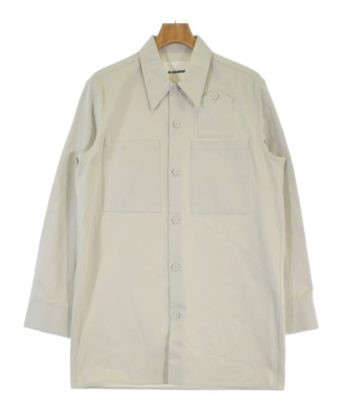JIL SANDER ジルサンダーカジュアルシャツ メンズ 38(S位) 薄墨色ベージュ【中古】【古着】