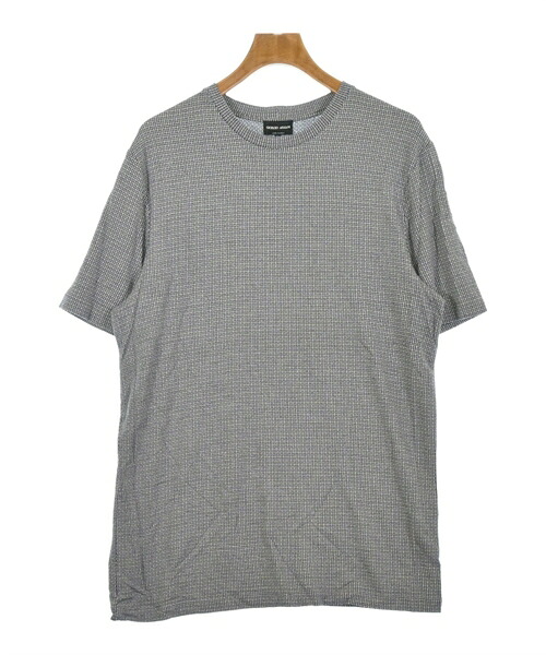 GIORGIO ARMANI ジョルジオアルマーニ Tシャツ・カットソー メンズ 54(XXL位) グレーx紺(総柄) 【中古】【古着】