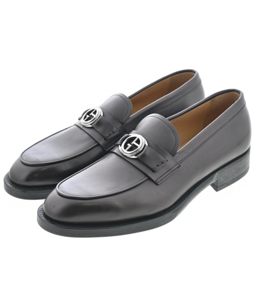 GIORGIO ARMANI ジョルジオアルマーニ シューズ（その他） メンズ 5 1/2(24.5cm位) 黒 【中古】【古着】