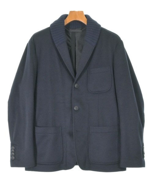 GIORGIO ARMANI ジョルジオアルマーニ テーラードジャケット メンズ 52(XL位) 紺 【中古】【古着】
