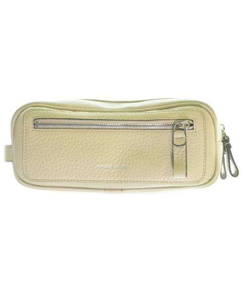 GIORGIO ARMANI ジョルジオアルマーニバッグ（余分の物） メンズ - ベージュ系【中古】【古着】