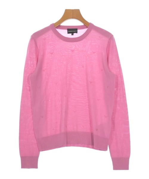 EMPORIO ARMANI エンポリオアルマーニ ニット・セーター レディース S ピンク(総柄) 【中古】【古着】