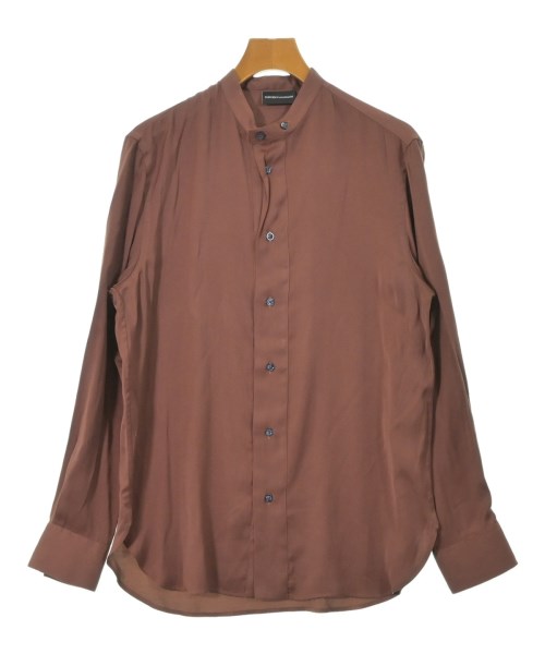 EMPORIO ARMANI エンポリオアルマーニ カジュアルシャツ メンズ M 茶 【中古】【古着】