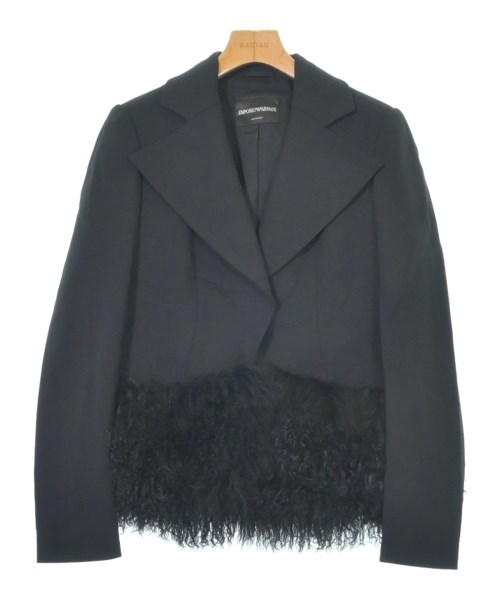 【美品】エンポリオアルマーニ レディース ゴールド テーラードジャケット 40 EMPORIO ARMANI - エンポリオアルマーニ イタリア製 テーラード