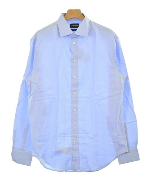 EMPORIO ARMANI エンポリオアルマーニドレスシャツ メンズ 42(XXL位) 水色(縞模様)【中古】【古着】