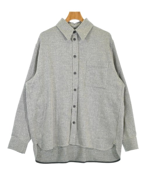 EMPORIO ARMANI エンポリオアルマーニ カジュアルシャツ メンズ 48(L位) グレーx黒 【中古】【古着】