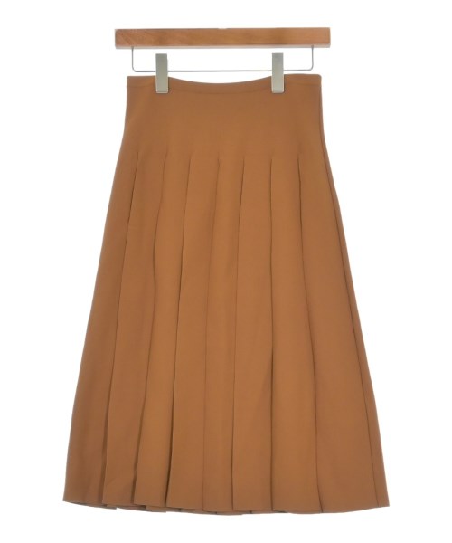 Salvatore Ferragamo サルバトーレフェラガモ ひざ丈スカート レディース M 茶 【中古】【古着】