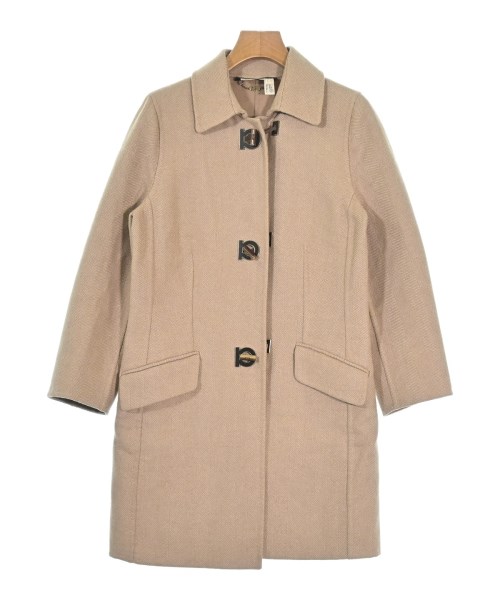 Salvatore Ferragamo サルバトーレフェラガモコート（その他） レディース 38(S位) ベージュ(ヘリンボーン)【中古】【古着】