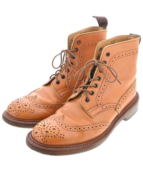 Tricker トリッカーズブーツ メンズ UK6(24.5cm位) キャメル【中古】【古着】