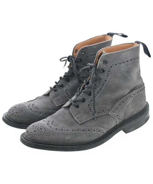 Tricker's トリッカーズ ブーツ メンズ UK7 1/2(26cm位) グレー 【中古】【古着】