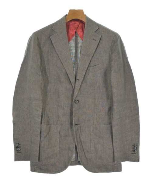 BARBA バルバテーラードジャケット メンズ 46(M位) 薄墨色系【中古】【古着】