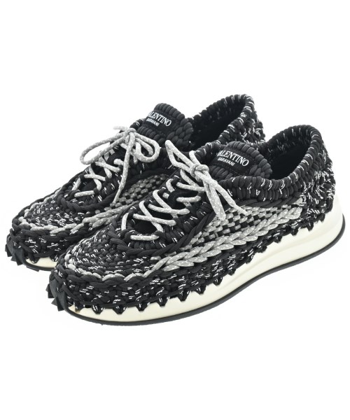 VALENTINO GARAVANI ヴァレンティノガラヴァーニ スニーカー メンズ EU42(27cm位) 黒xグレー 【中古】【古着】
