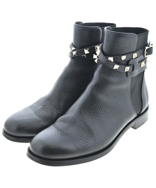 VALENTINO GARAVANI ヴァレンティノガラヴァーニブーツ レディース EU37(23.5珊位) 黒【中古】【古着】