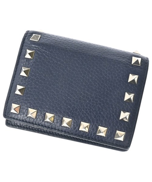 VALENTINO GARAVANI ヴァレンティノガラヴァーニ紙入れ・コインケース レディース - 紺【中古】【古着】