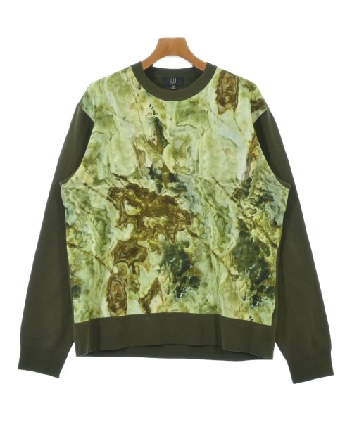 dunhill ダンヒル スウェット メンズ XL 深緑x緑 【中古】【古着】