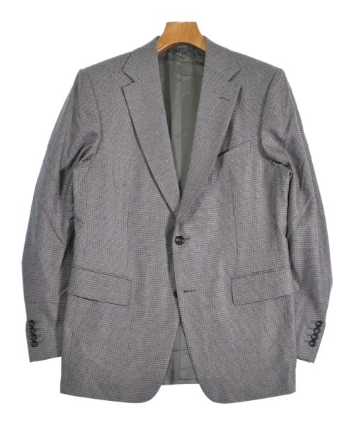 dunhill ダンヒル カジュアルジャケット メンズ 50(S位) グレーx黒xエンジ(チェック) 【中古】【古着】 17,464円
