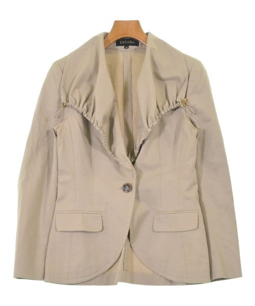 ESCADA エスカーダテーラードジャケット レディース 36(XS位) ベージュ【中古】【古着】