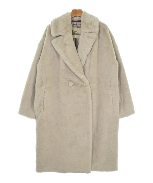HERNO 地獄ノ厚地の外套（余分の物） レディース 42(M位) ベージュ【中古】【古着】 レディースファッション-コート・ジャケット