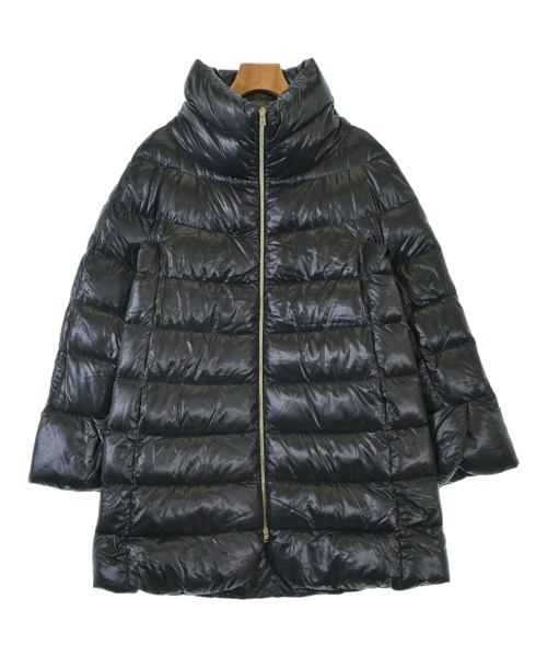 HERNO ヘルノ ダウンコート レディース 42(M位) 黒 【中古】【古着】