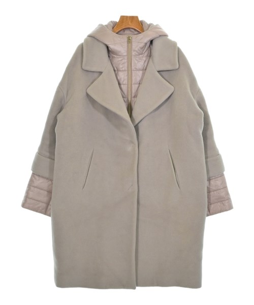HERNO ヘルノ チェスターコート レディース F ピンクベージュ 【中古】【古着】