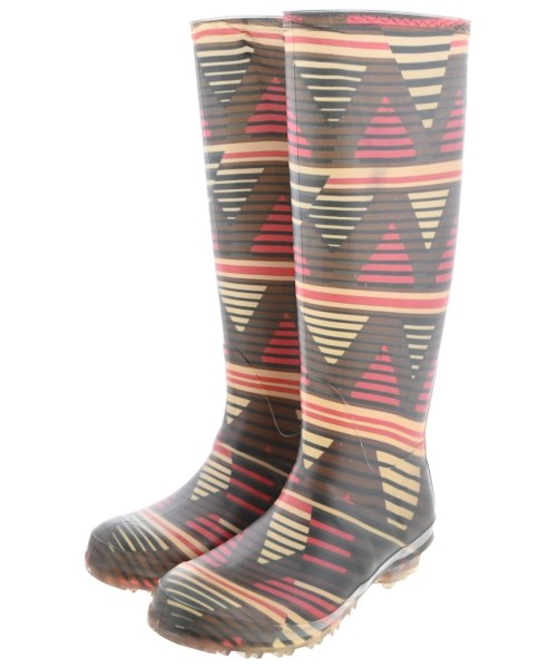 M MISSONI エムミッソーニ レインシューズ レディース EU36(22.5cm位) 茶x赤x黒等(総柄) 【中古】【古着】 8,322円