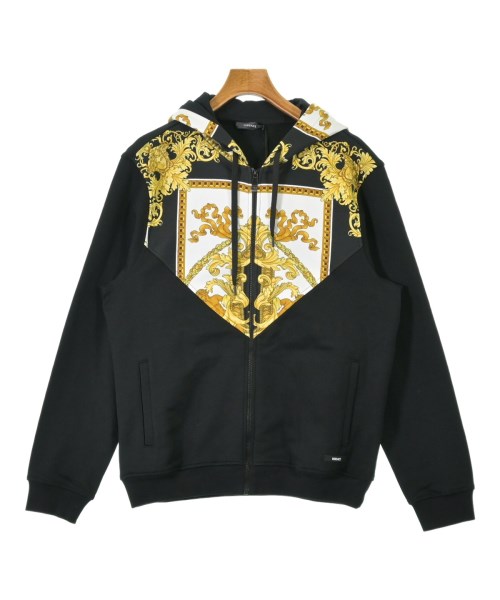 【versace】ジップアップ ドローストリング パーカー versace】ジップアップ ドローストリング パーカー (VERSACE