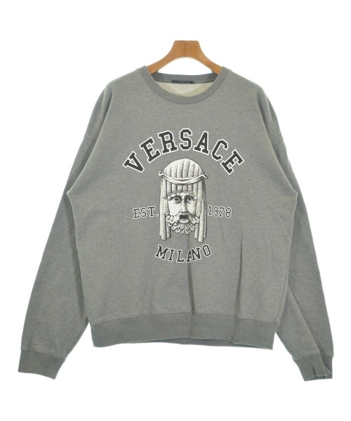 VERSACE ヴェルサーチスウェット メンズ XL 薄墨色【中古】【古着】