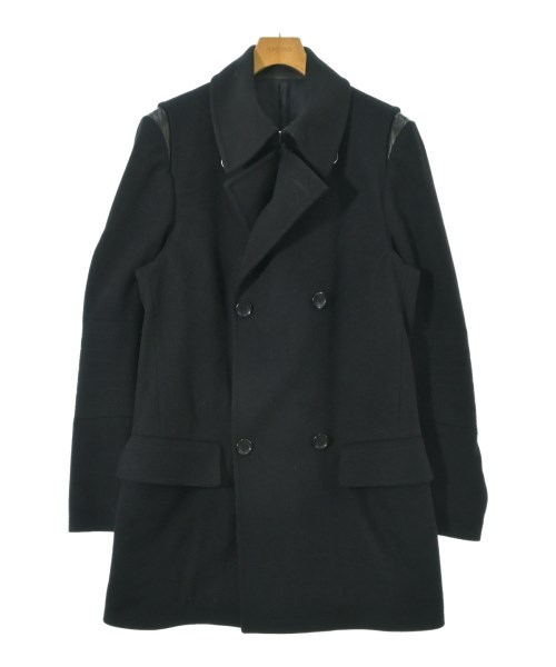 VERSACE ヴェルサーチ コート メンズ 50(XL位) 黒 【中古】【古着】
