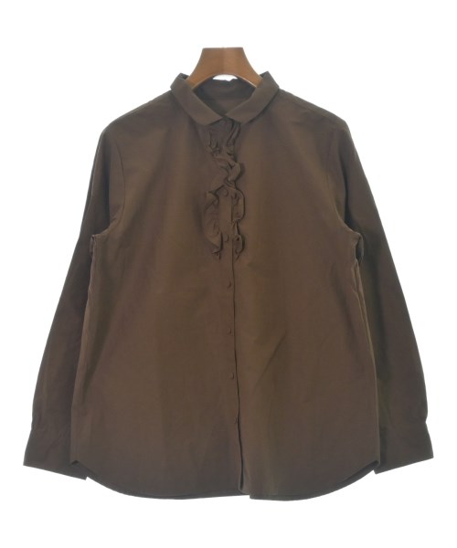 L\u0027EQUIPE YOSHIE INABA レキップヨシエイナバブラウス レディース 38(S位) 茶【中古】【古着】