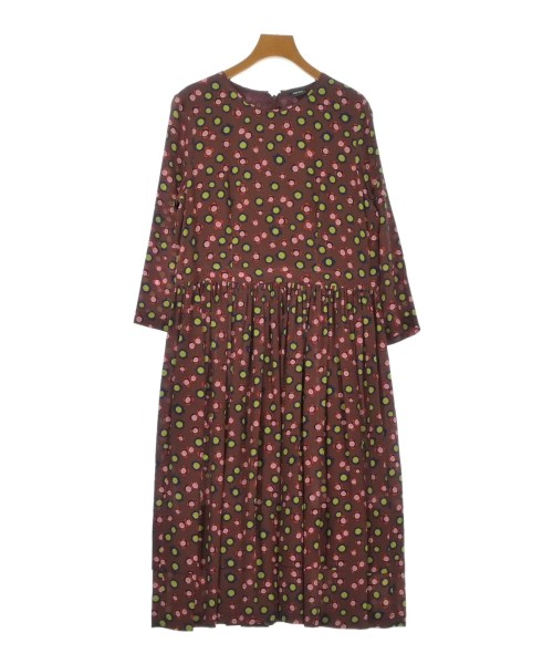 ASPESI アスペジワンピース レディース 42(M位) 茶xさくら色x緑等(総柄)【中古】【古着】