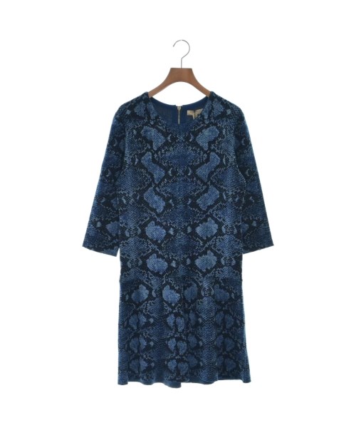 BURBERRY バーバリー ワンピース レディース M 青x黒等(総柄) 【中古】【古着】