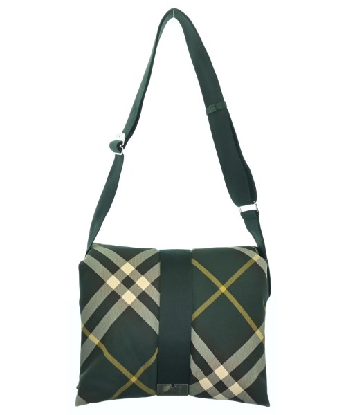 BURBERRY バーバリーバッグ（余分の物） メンズ - 緑x黄x紺等(照合のしるし)【中古】【古着】