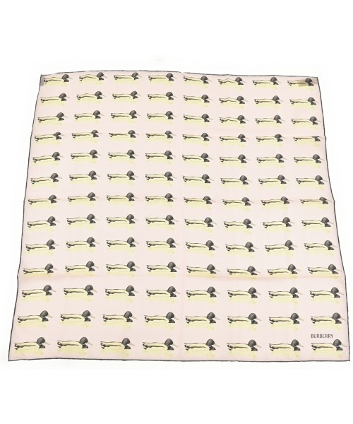 BURBERRY バーバリー バンダナ・スカーフ レディース - ピンクx黒等 【中古】【古着】 13,884円