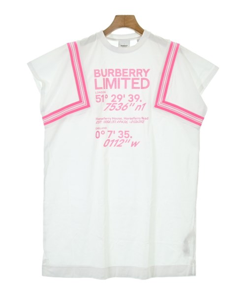BURBERRY バーバリー Tシャツ・カットソー レディース 14Y(M位) 白 【中古】【古着】