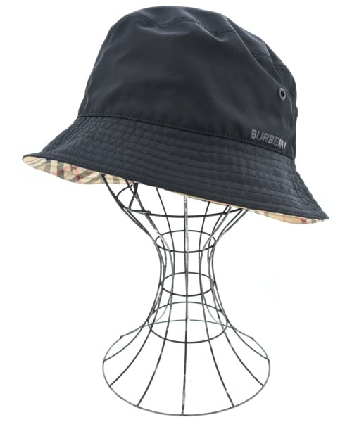 BURBERRY バーバリー ハット レディース L 黒 【中古】【古着】