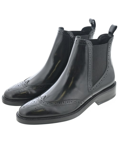 BURBERRY バーバリーブーツ レディース EU38(24.5糎位) 黒【中古】【古着】