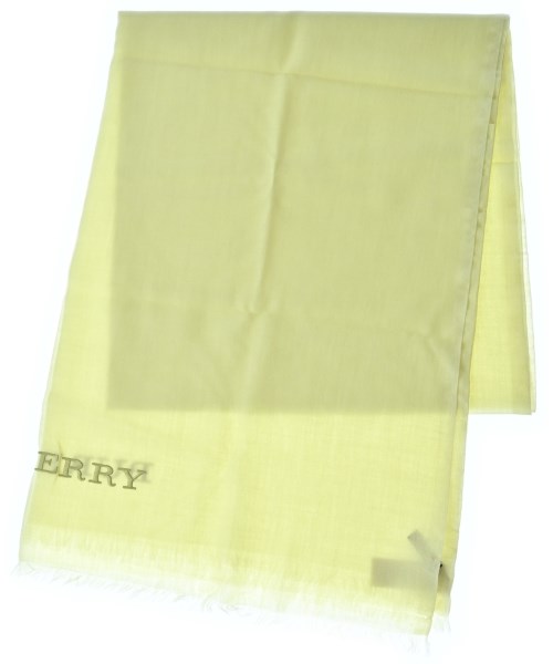 BURBERRY バーバリーストール レディース - 黄緑【中古】【古着】