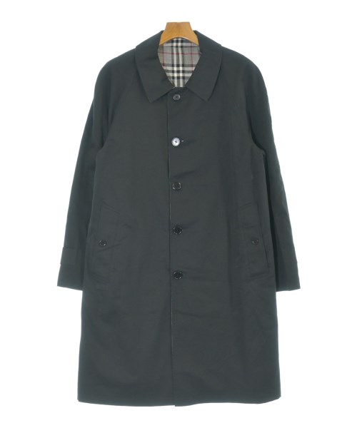 BURBERRY バーバリー ステンカラーコート メンズ M 黒 【中古】【古着】