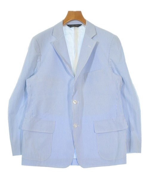 Brooks Brothers ブルックスブラザーズ ジャケット メンズ 1(S位) 水色x白(ストライプ) 【中古】【古着】