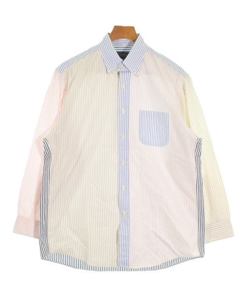 Brooks Brothers ブルックスブラザーズ カジュアルシャツ メンズ M ピンクxベージュx白等(ストライプ) 【中古】【古着】