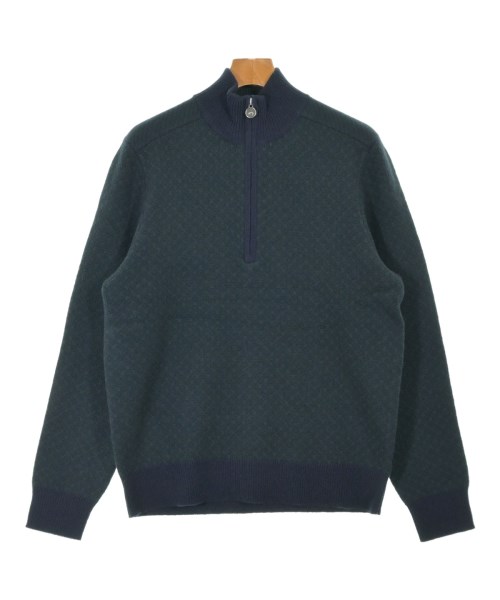 Brooks Brothers ブルックスブラザーズニット・セーター メンズ M 緑x紺(総柄)【中古】【古着】