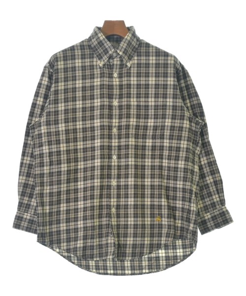 Brooks Brothers ブルックスブラザーズカジュアルシャツ メンズ S こげ茶xベージュx茶(照合のしるし)【中古】【古着】