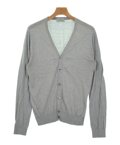 JOHN SMEDLEY ジョンスメドレーカーディガン メンズ S 薄墨色【中古】【古着】
