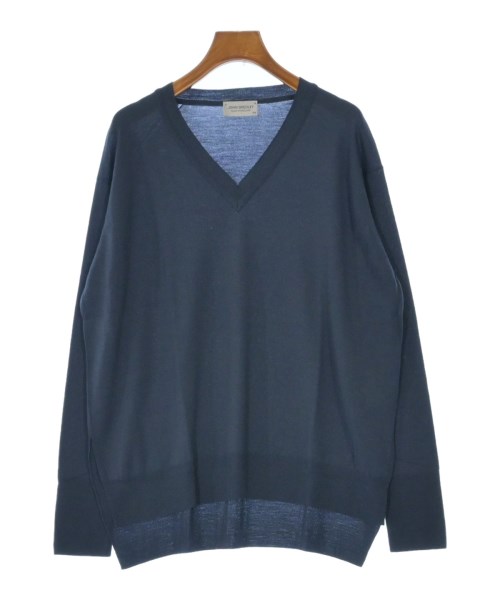JOHN SMEDLEY ジョンスメドレーニット・セーター レディース S/M 暗灰色薄墨色系【中古】【古着】 レディースファッション-ニット・セーター